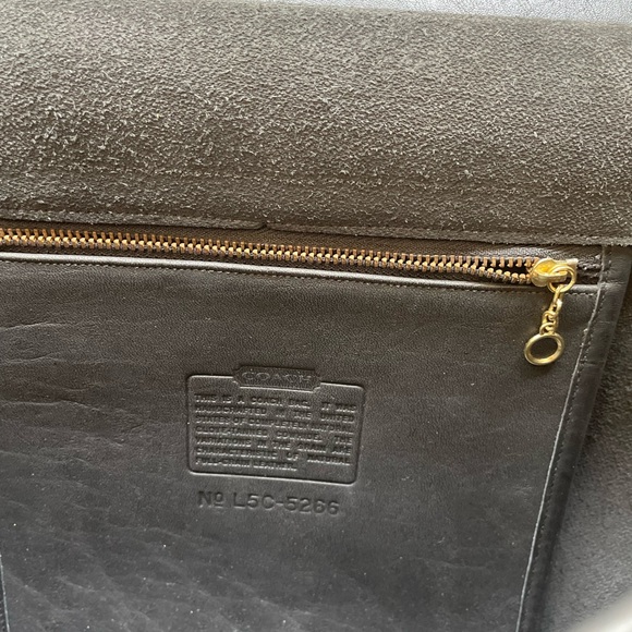 COACH Vintage 90s Gilmore Girls Computer Bag Crossbody Satchel Bag - Picture 6 of 9